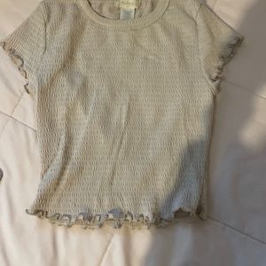 Altar’d state Lettuce Hem Fitted Tee